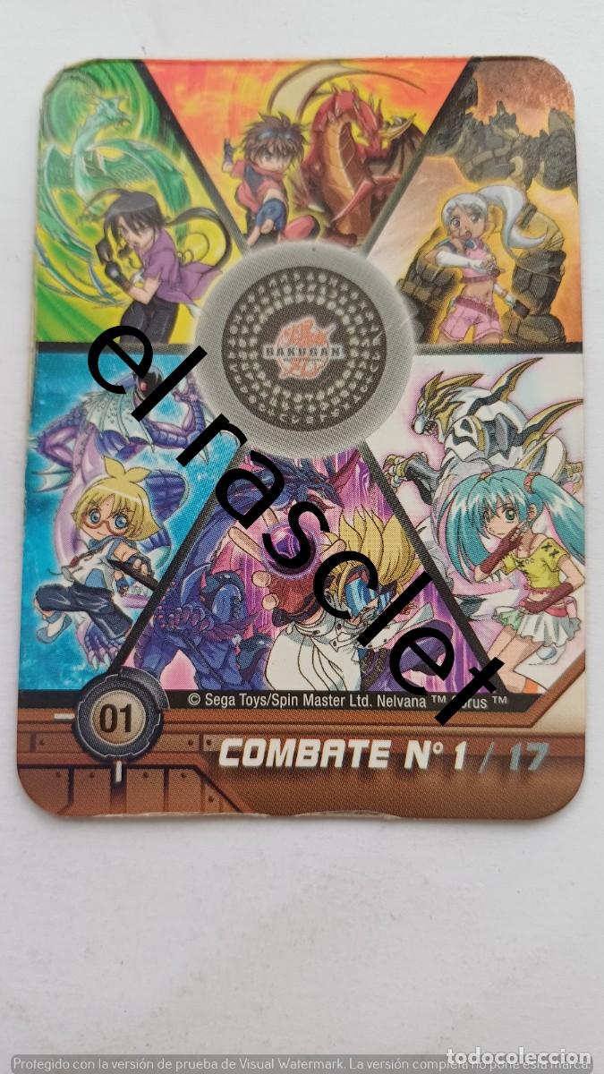 Trading Cards: CARTA/CROMO BAK-UGAN -COMBATE 1/17