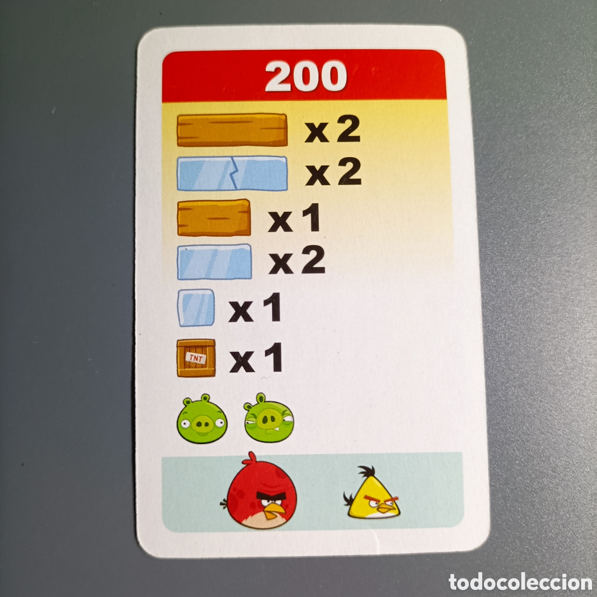 Trading Cards: CARTA BARAJA INFANTIL. ANGRY BIRDS