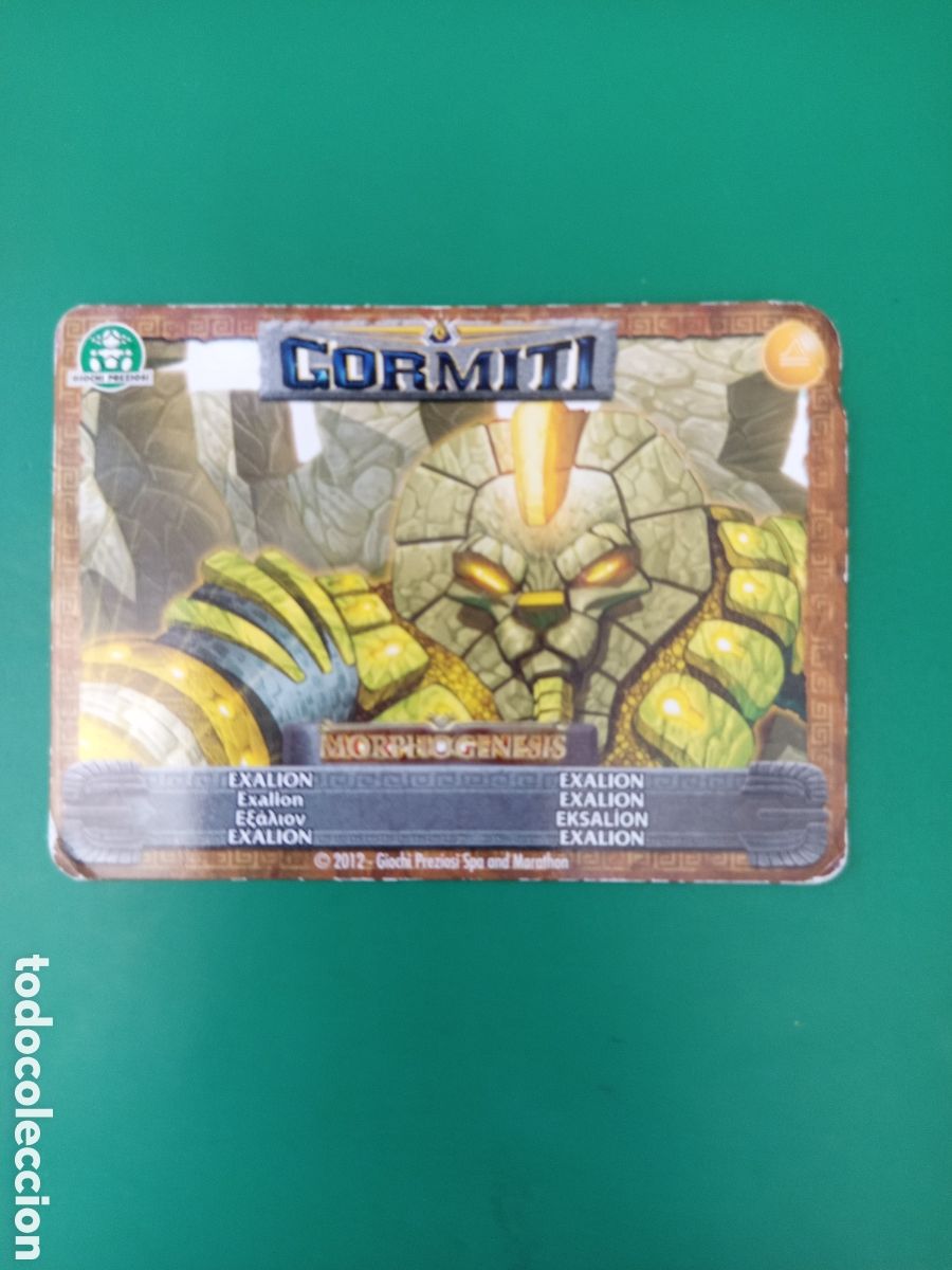 Trading Cards: ❇️ CROMO CARTA CARD MORPHOGENESIS EXALION GORMITI 2012 GIOCHI PREZIOSI ❇️