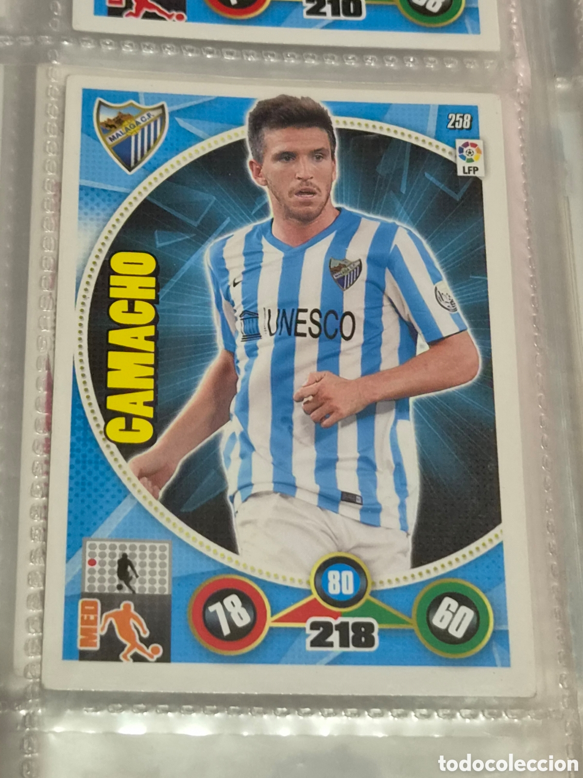 Trading Cards: 258 - CAMACHO , M&Aacute;LAGA ADRENALYN 2014-2015