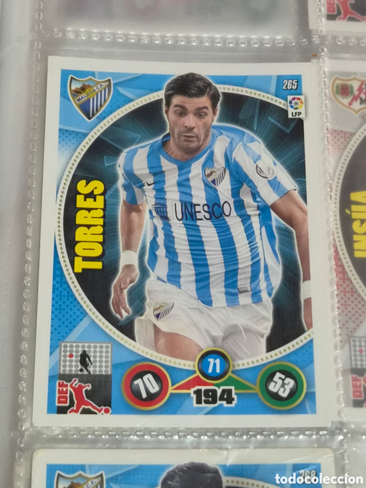 Trading Cards: 265 - TORRES, M&Aacute;LAGA ADRENALYN 2014-2015