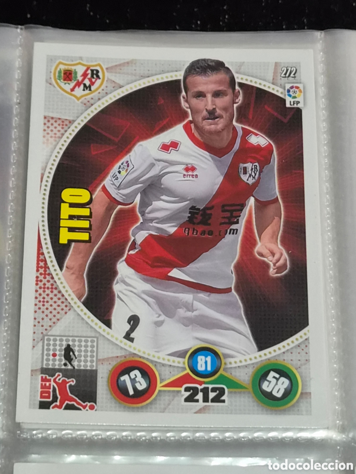 Trading Cards: 272 - TITO , RAYO VALLECANO ADRENALYN 2014-2015
