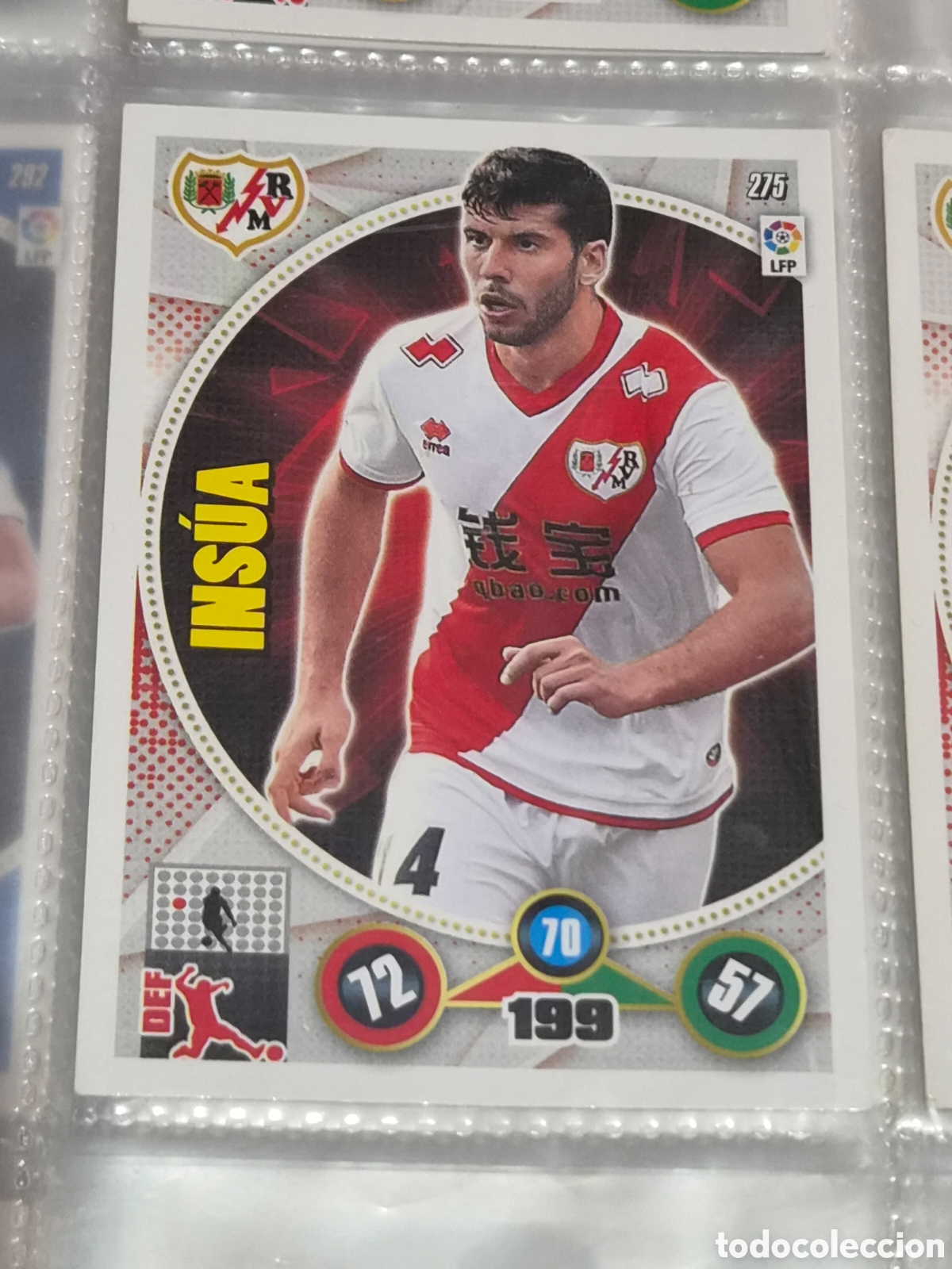 Trading Cards: 275 - INSUA, RAYO VALLECANO ADRENALYN 2014-2015