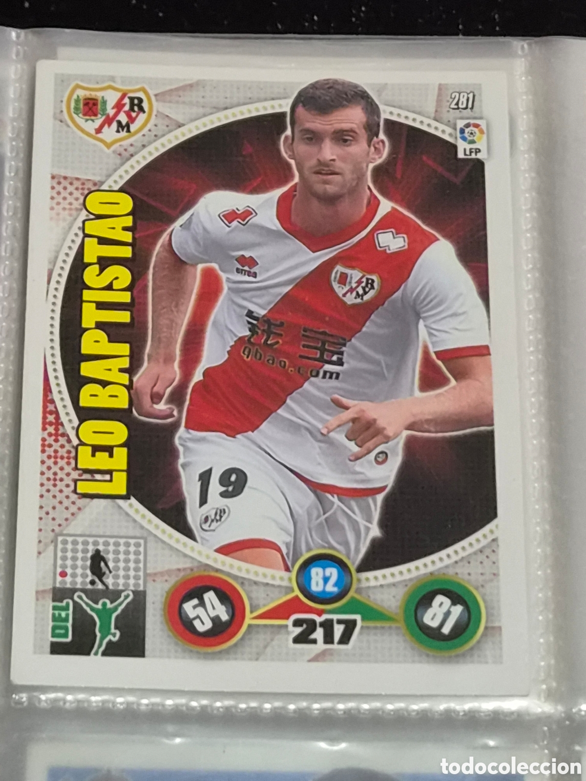 Trading Cards: 281 - LEO BAPTISTAO , RAYO VALLECANO ADRENALYN 2014-2015