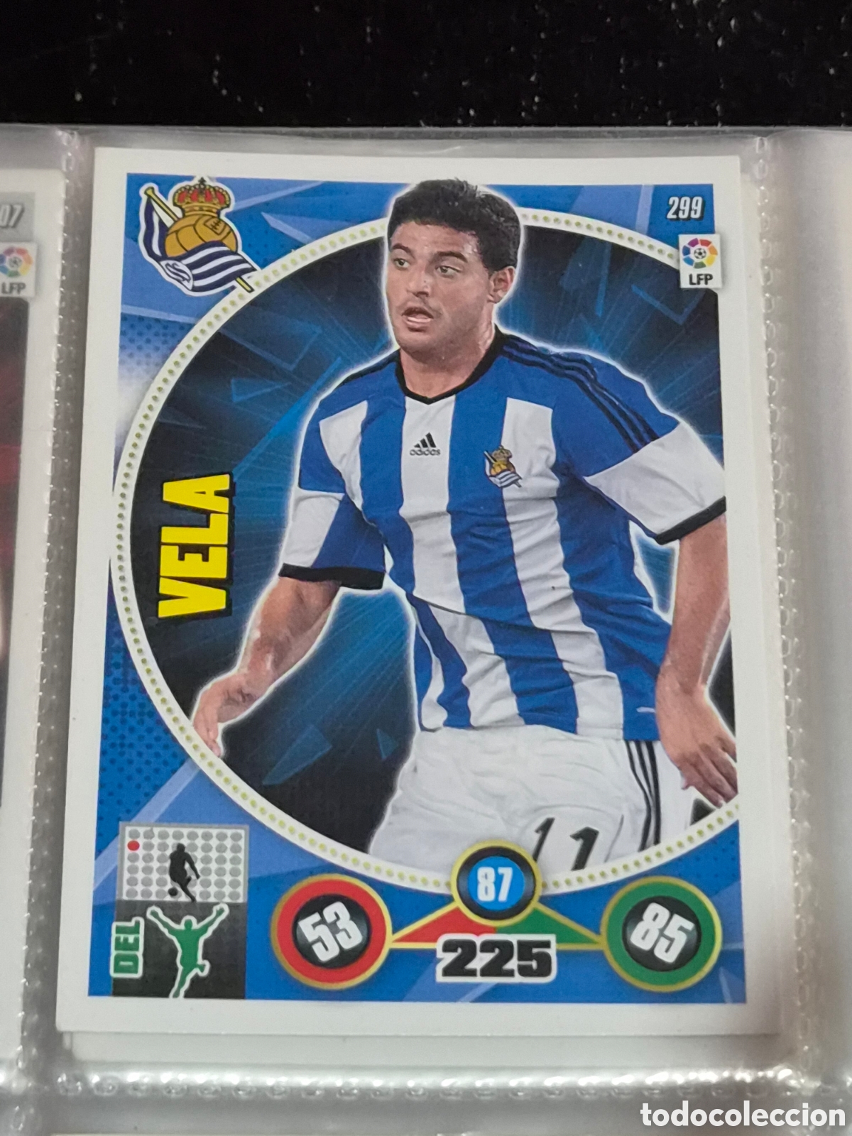 Trading Cards: 299 - VELA , REAL SOCIEDAD ADRENALYN 2014-2015