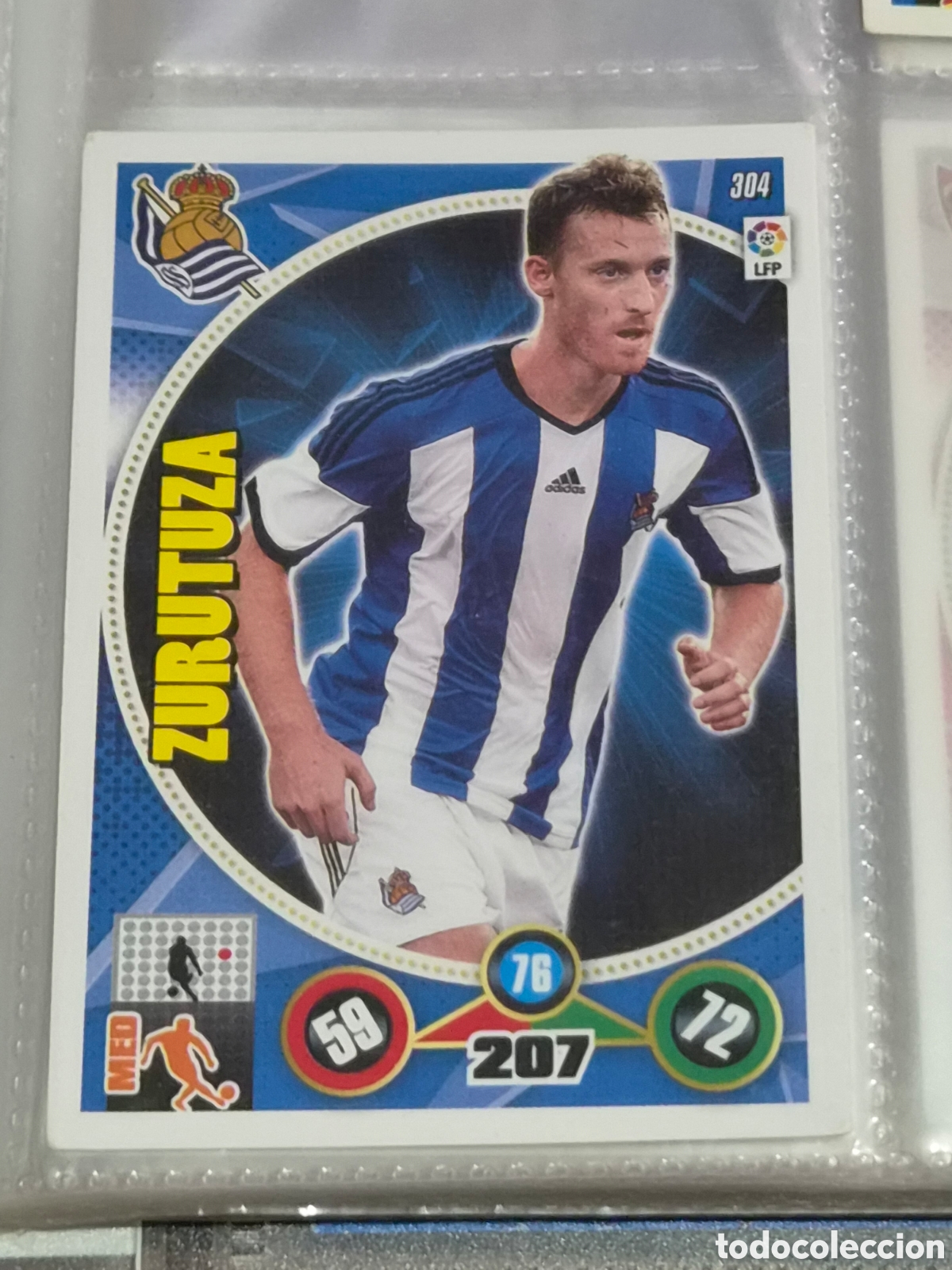 Trading Cards: 304 - ZURUTUZA, REAL SOCIEDAD ADRENALYN 2014-2015