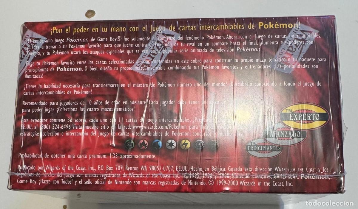 Cartas Colecion&aacute;veis: Caja precintada Cartas Pok&eacute;mon Primera Edici&oacute;n (Base Set) Espa&ntilde;ol