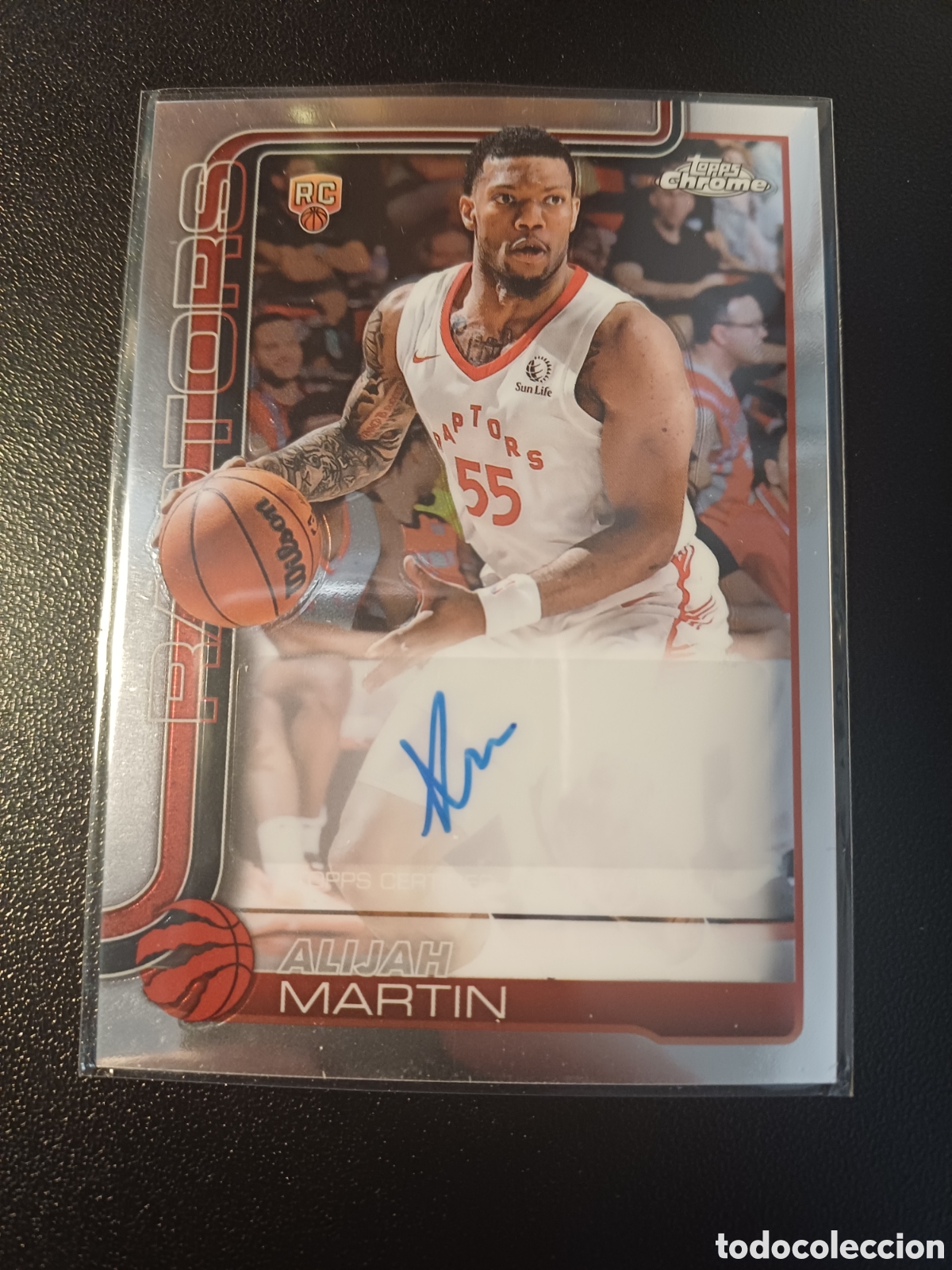 Trading Cards: #TCAR-AM ALIJAH MARTIN AUTO TORONTO RAPTORS TOPPS CHROME NBA 2025