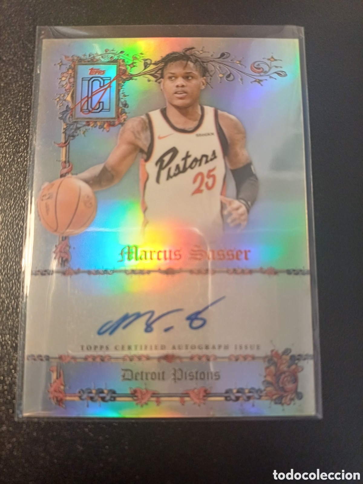 Trading Cards: #MS-MS MARCUS SASSER AUTO DETROIT PISTONS TOPPS SIGNATURE CLASS 2026