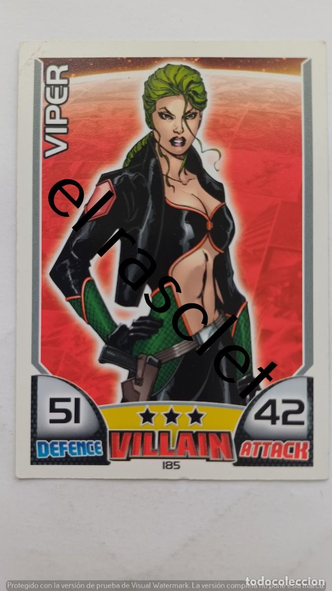 Trading Cards: CARTA /CROMO VIPER-TOPPS HERO ATTAX de Marvel. NUMERO 185