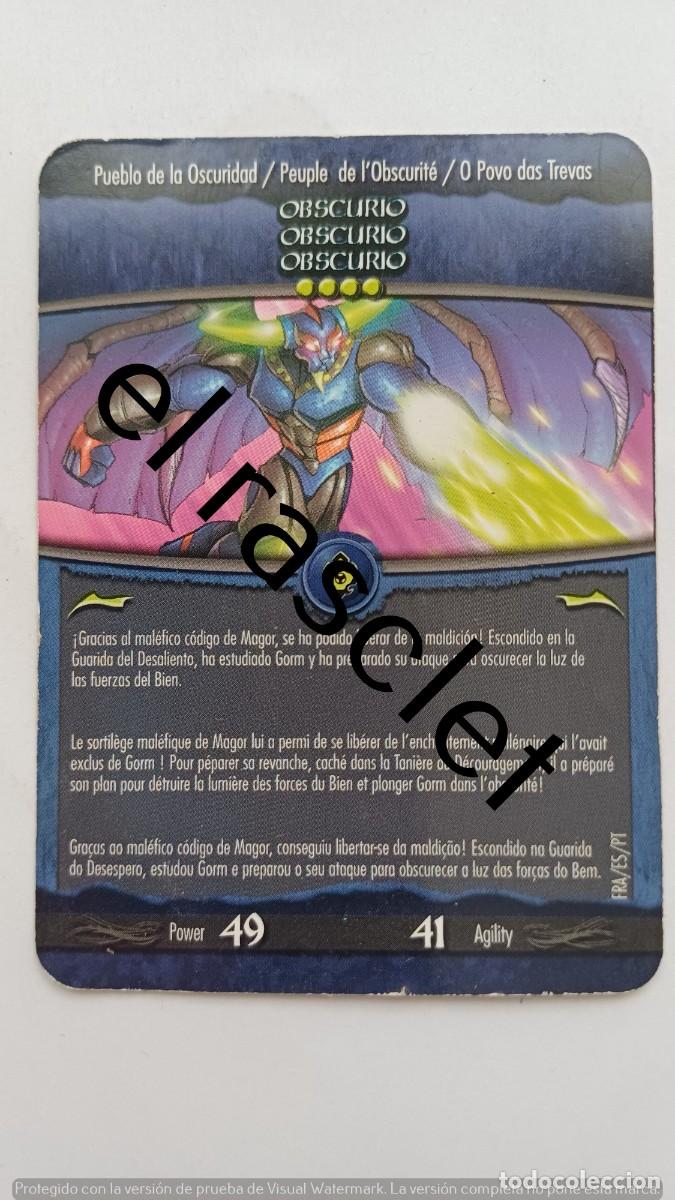 Trading Cards: CARTA /CROMO GORMITI -OSCURIO