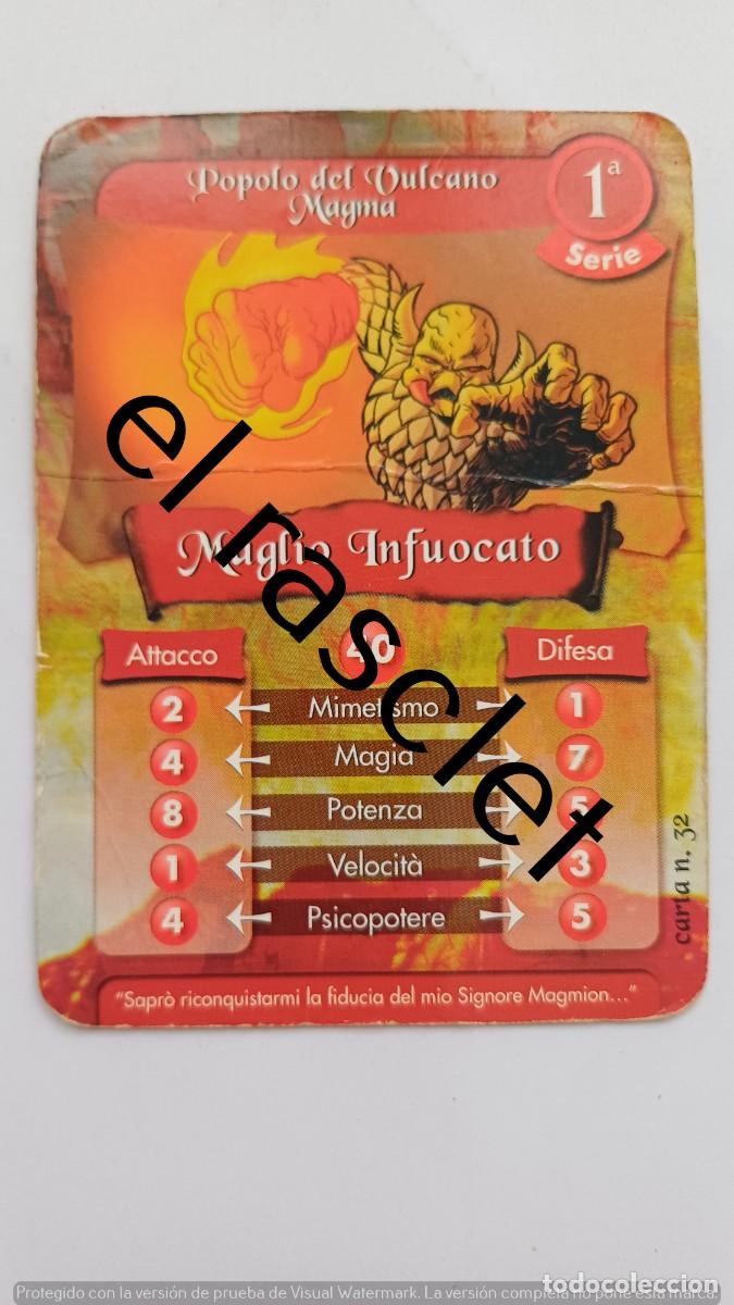 Trading Cards: CARTA /CROMO GORMITI -POPOLO DELL VULCANO MAGMA