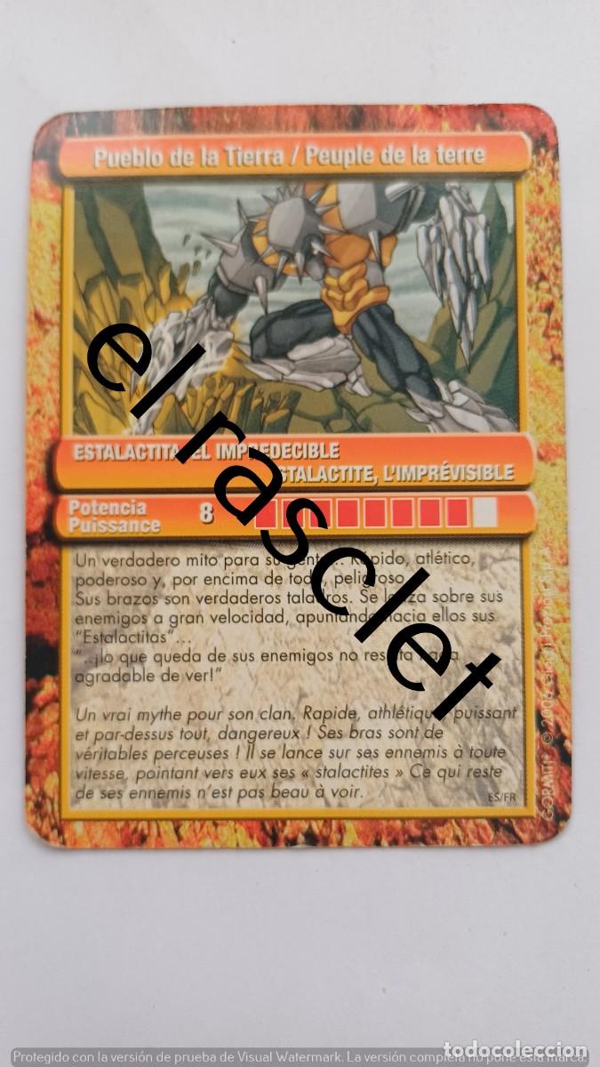 Trading Cards: CARTA /CROMO GORMITI -PUEBLO DE LA TIERRA