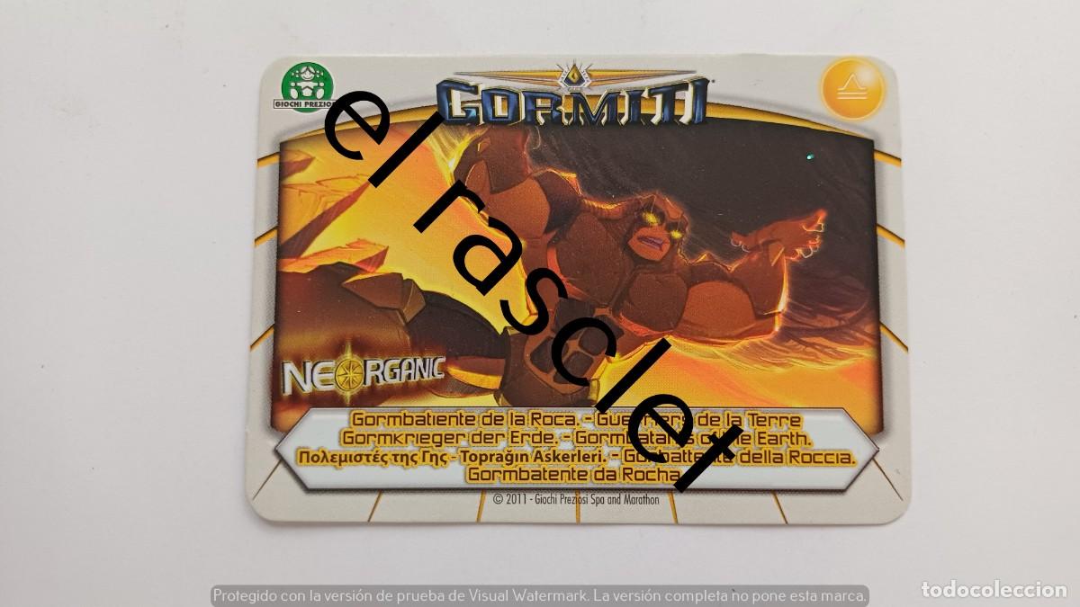 Trading Cards: CARTA /CROMO GORMITI -NEORGANIC