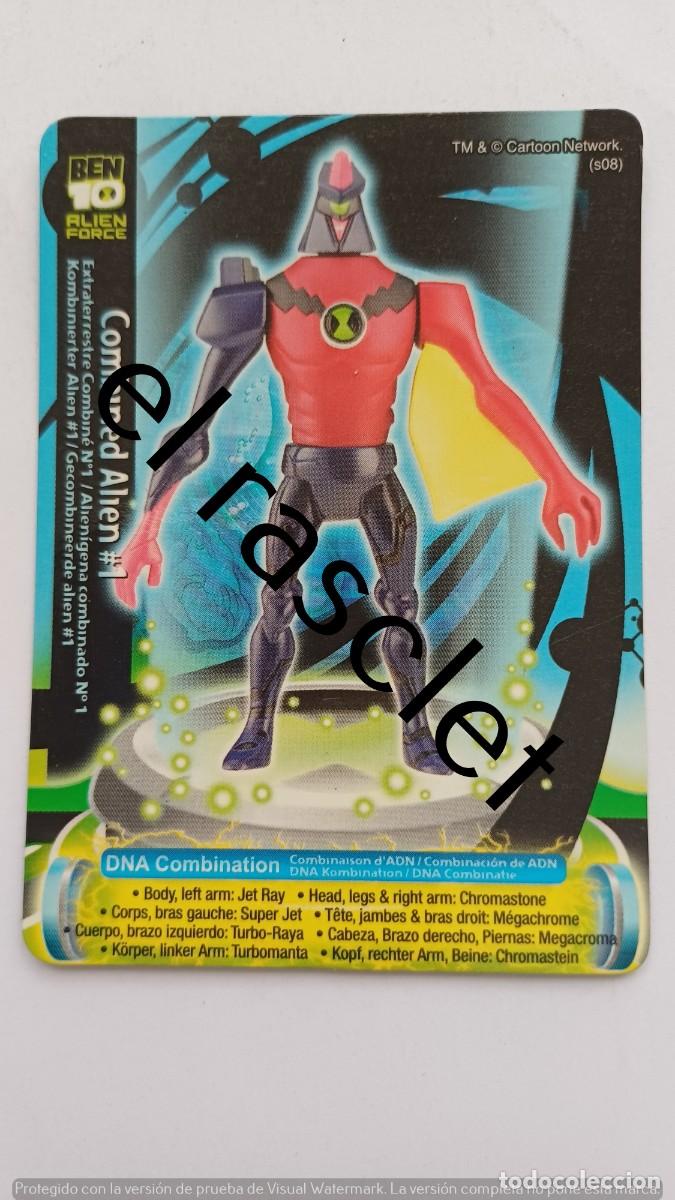 Trading Cards: CARTA BEN 10 ALIEN FORCE - COMBINED ALIEN #1