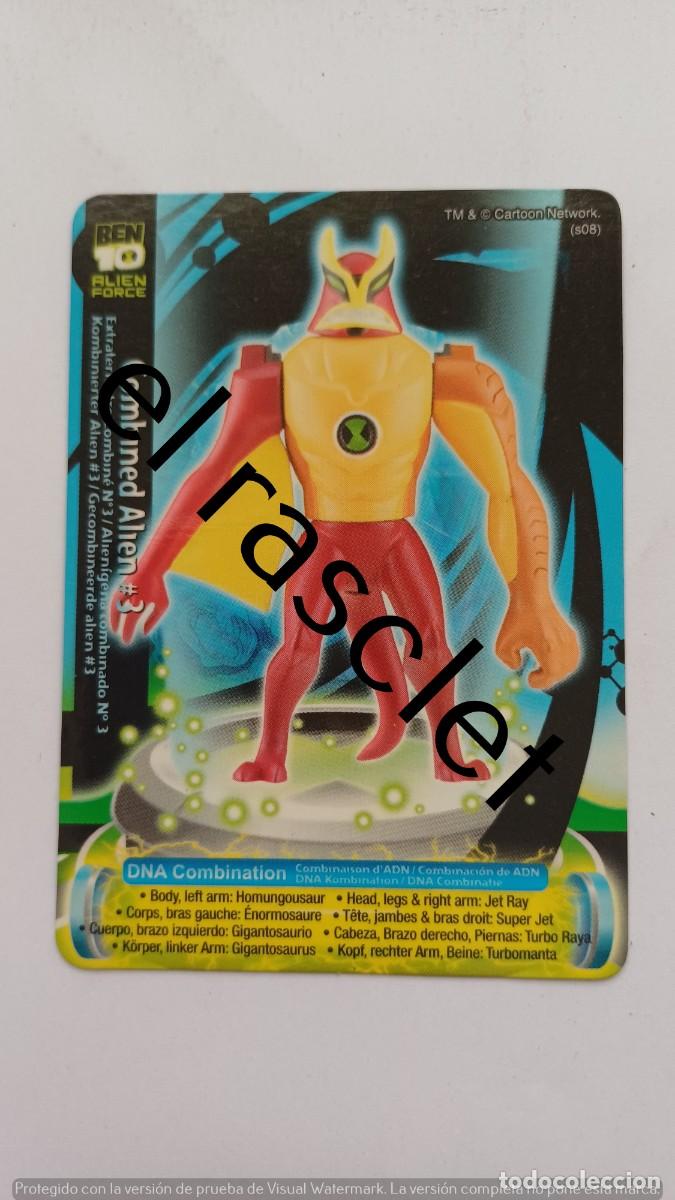 Trading Cards: CARTA BEN 10 ALIEN FORCE - COMBINED ALIEN #3