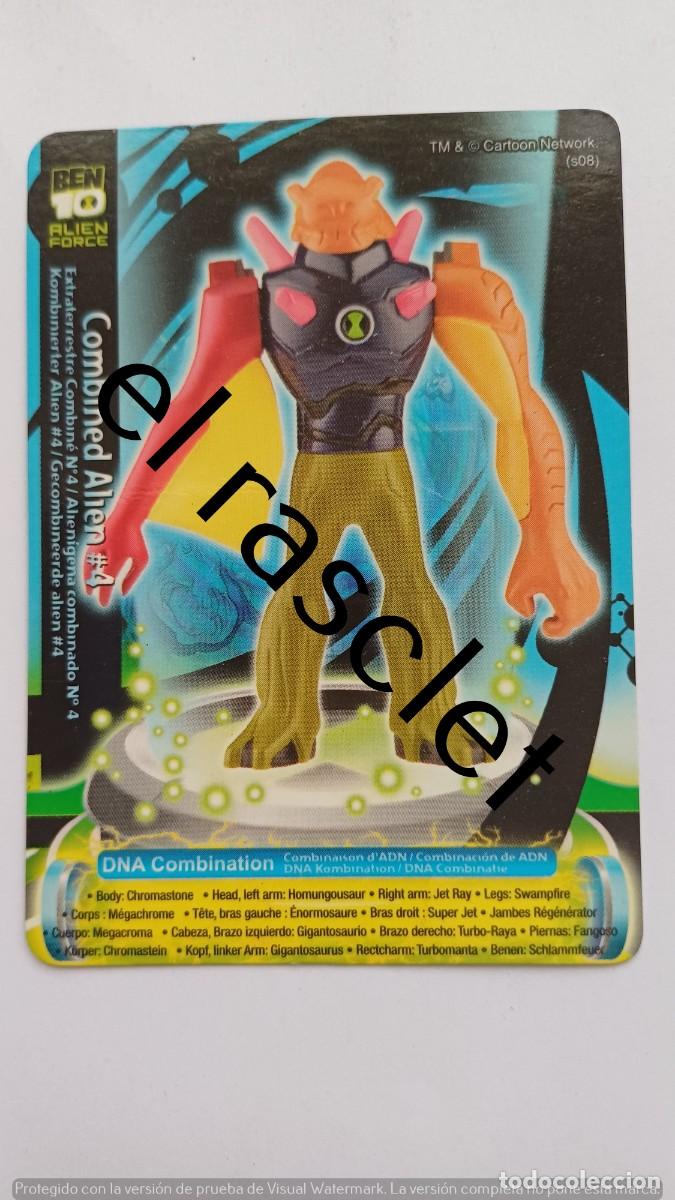 Trading Cards: CARTA BEN 10 ALIEN FORCE - COMBINED ALIEN #4