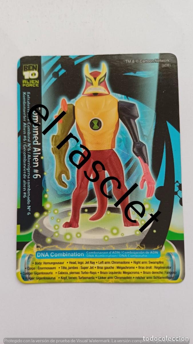 Trading Cards: CARTA BEN 10 ALIEN FORCE - COMBINED ALIEN #6