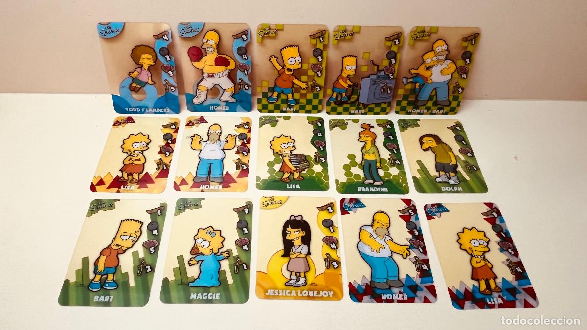 Trading cards: LOTE DE 55 LAMINCARDS. LOS SIPSONS DE EDIBAS - Foto 3