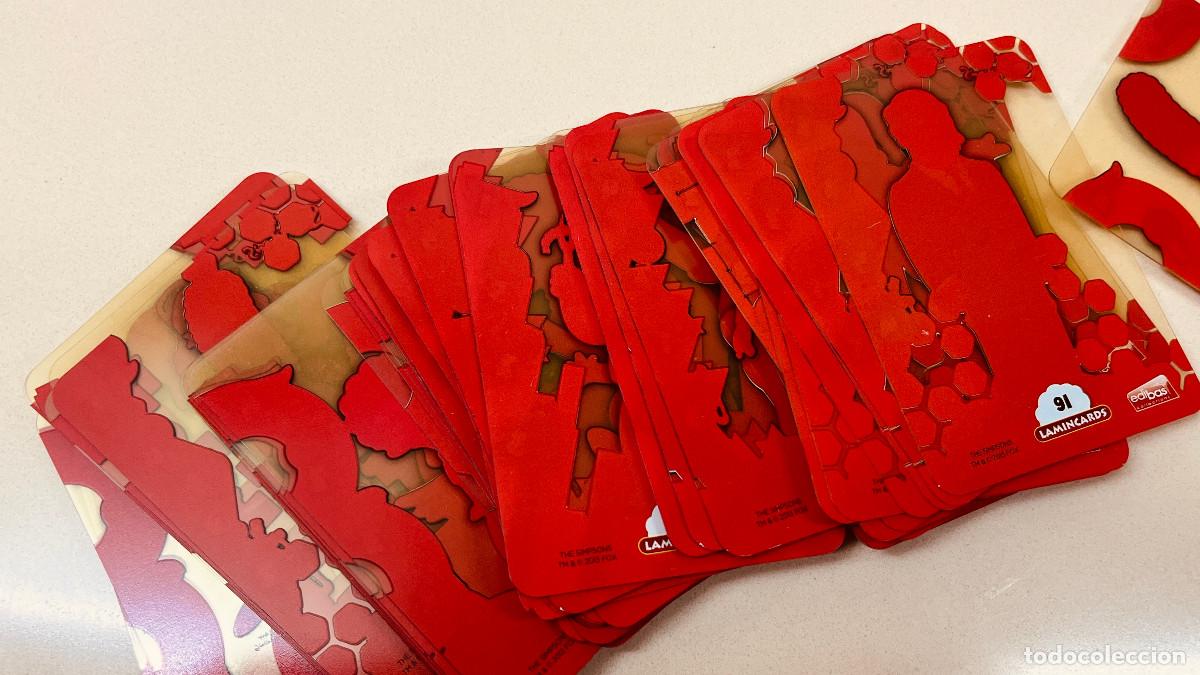 Trading cards: LOTE DE 55 LAMINCARDS. LOS SIPSONS DE EDIBAS - Foto 6