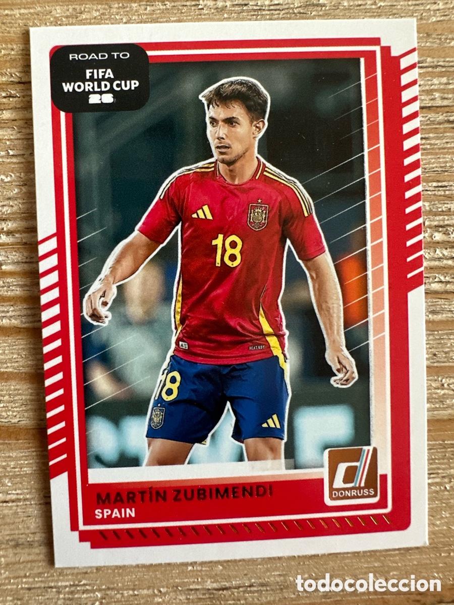 Trading Cards: MARTIN ZUBIMENDI ESPA&Ntilde;A 14 DONRUSS ROAD WORLD CUP 2026 USA CAN MEX MUNDIAL 26 PANINI