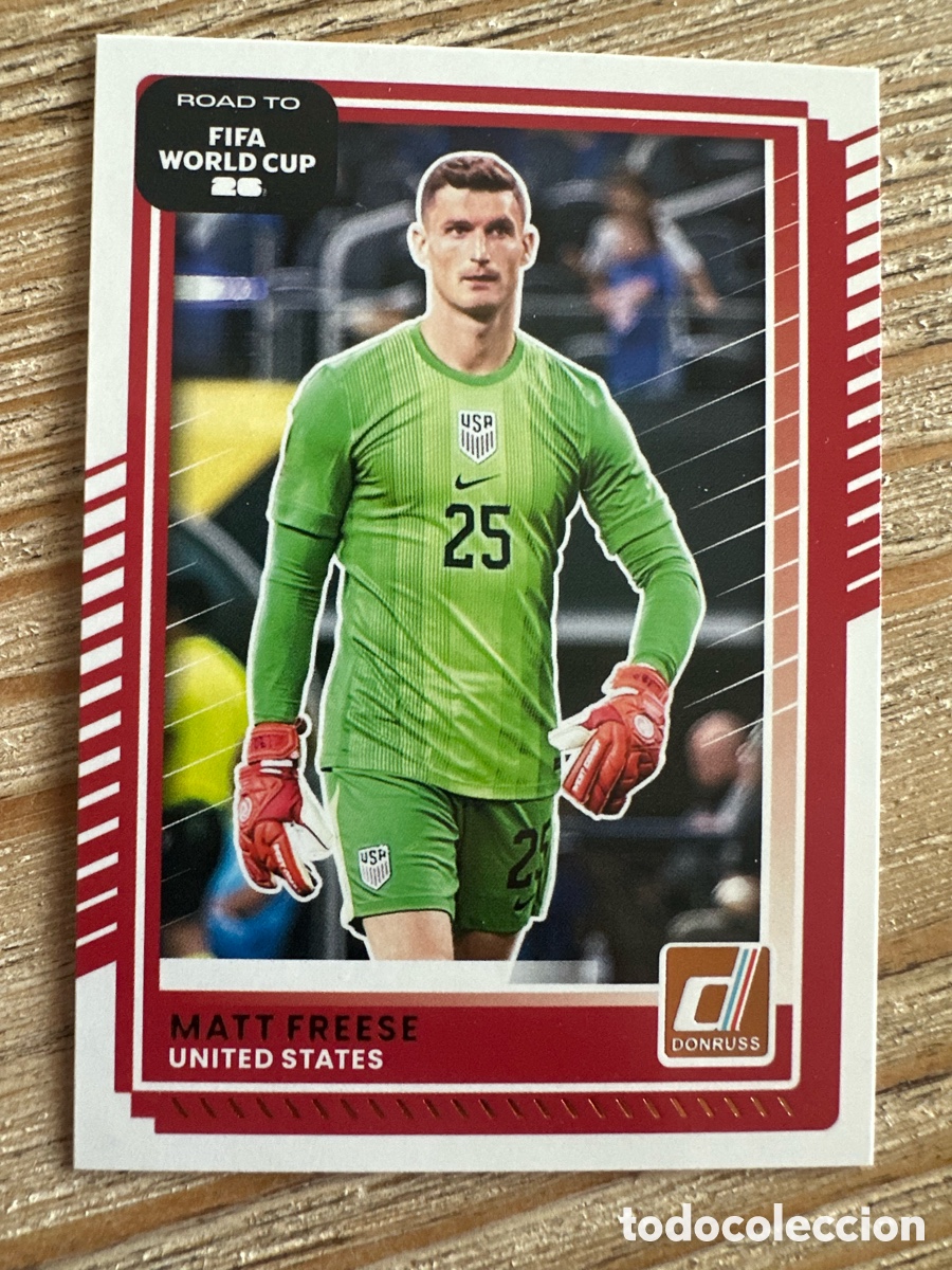 Trading Cards: MATT FREESE USA 28 DONRUSS ROAD WORLD CUP 2026 USA CAN MEX MUNDIAL 26 PANINI