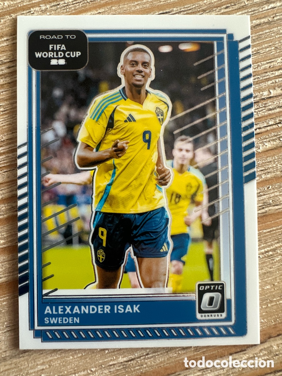 Trading Cards: ALEXANDER ISAK SUECIA 81 OPTIC DONRUSS PARALLEL FIFA ROAD TO WORLD CUP 2026 USA CAN MEX PANINI