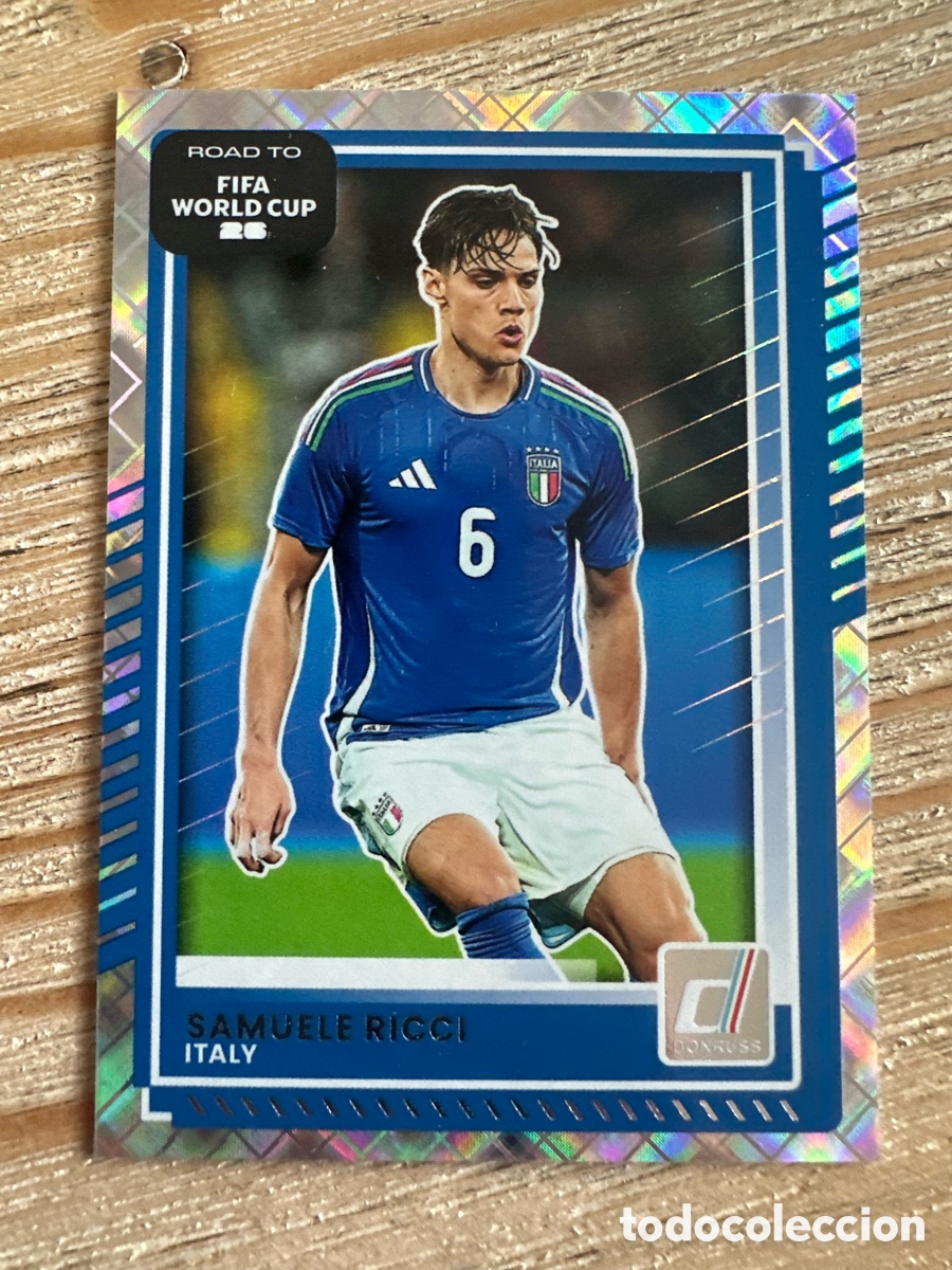 Trading Cards: SAMUELE RICCI ITALIA 120 DONRUSS PARALLEL FIFA ROAD TO WORLD CUP 2026 USA CAN MEX PANINI