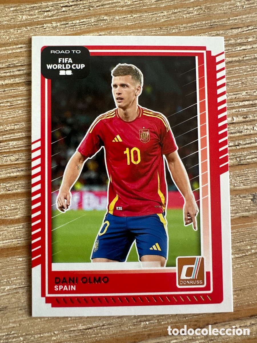Trading Cards: DANI OLMO ESPA&Ntilde;A 13 DONRUSS FIFA ROAD TO WORLD CUP 2026 USA CAN MEX 26 PANINI