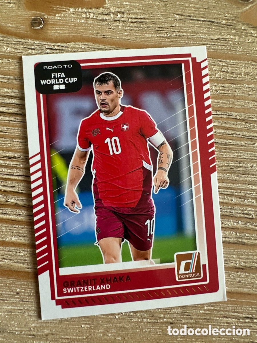 Trading Cards: GRANIT XHAKA SUIZA 177 DONRUSS FIFA ROAD TO WORLD CUP 2026 USA CAN MEX 26 PANINI