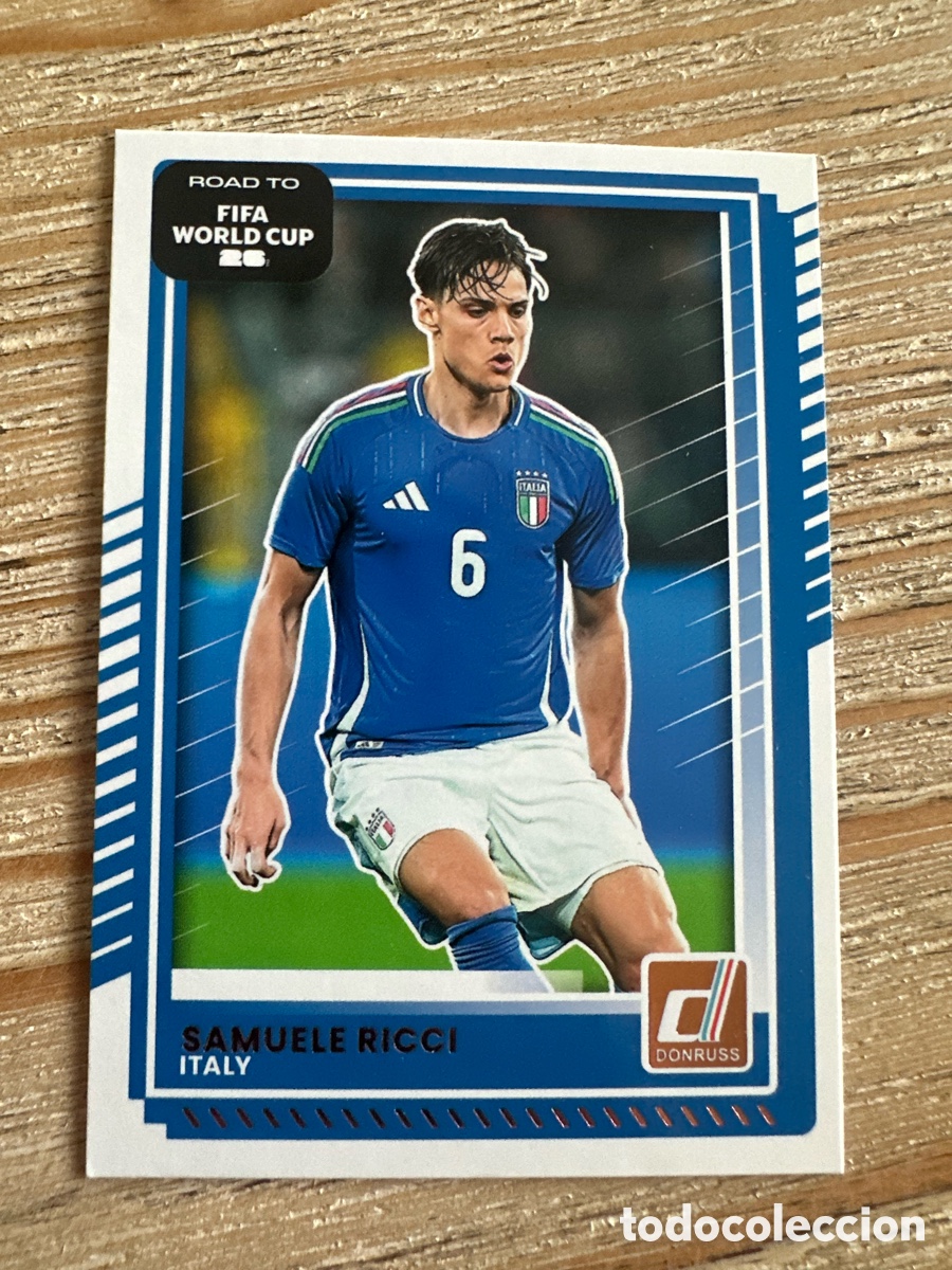 Trading Cards: SAMUELE RICCI ITALIA 120 DONRUSS FIFA ROAD TO WORLD CUP 2026 USA CAN MEX 26 PANINI