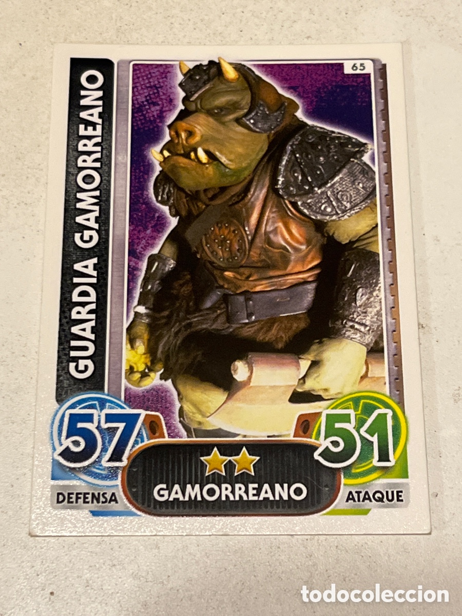 Trading Cards: Cromo Star Wars Topps Force Attax Trading Card N&deg;65 Guardia Gamorreano