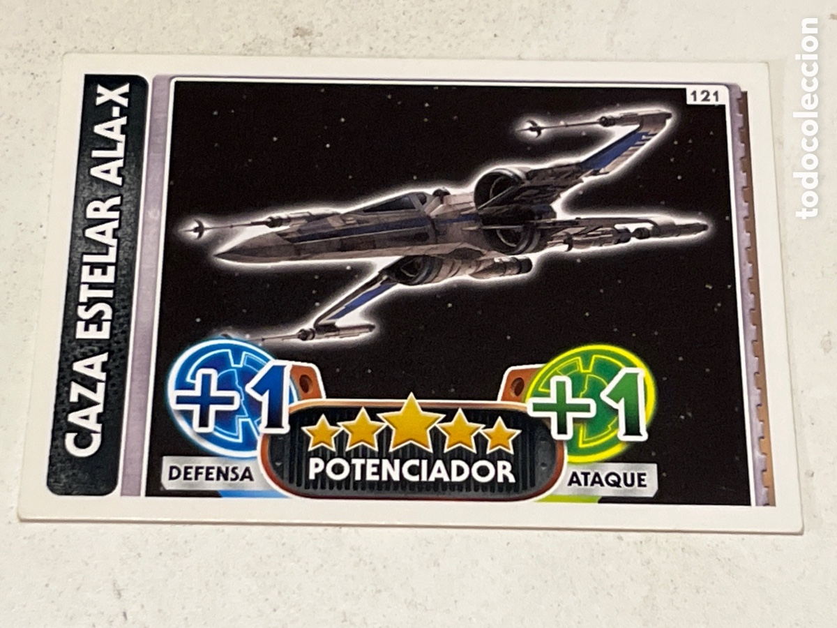 Trading Cards: Cromo Star Wars Topps Force Attax Trading Card N&deg;121 Caza Estelar Ala-X