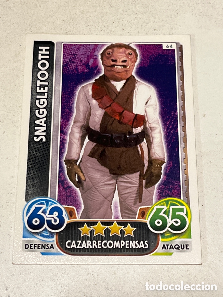 Trading Cards: Cromo Star Wars Topps Force Attax Trading Card N&deg;64 Swaggletooth