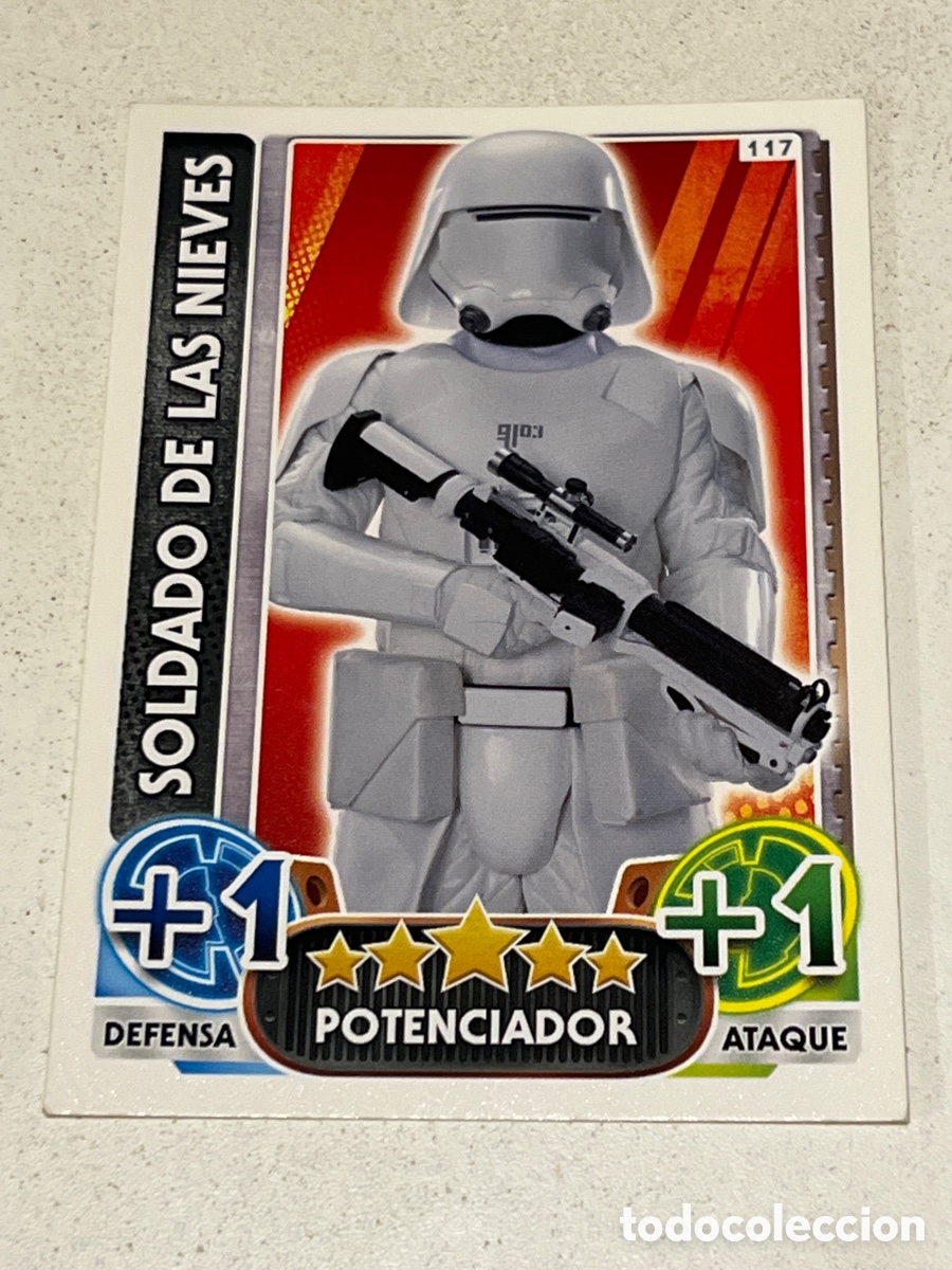 Trading Cards: Cromo Star Wars Topps Force Attax Trading Card N&deg;117 Snowtropper