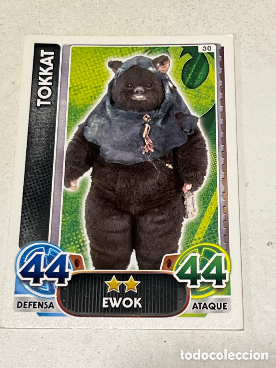 Trading Cards: Cromo Star Wars Topps Force Attax Trading Card N&deg;30 Tokkat
