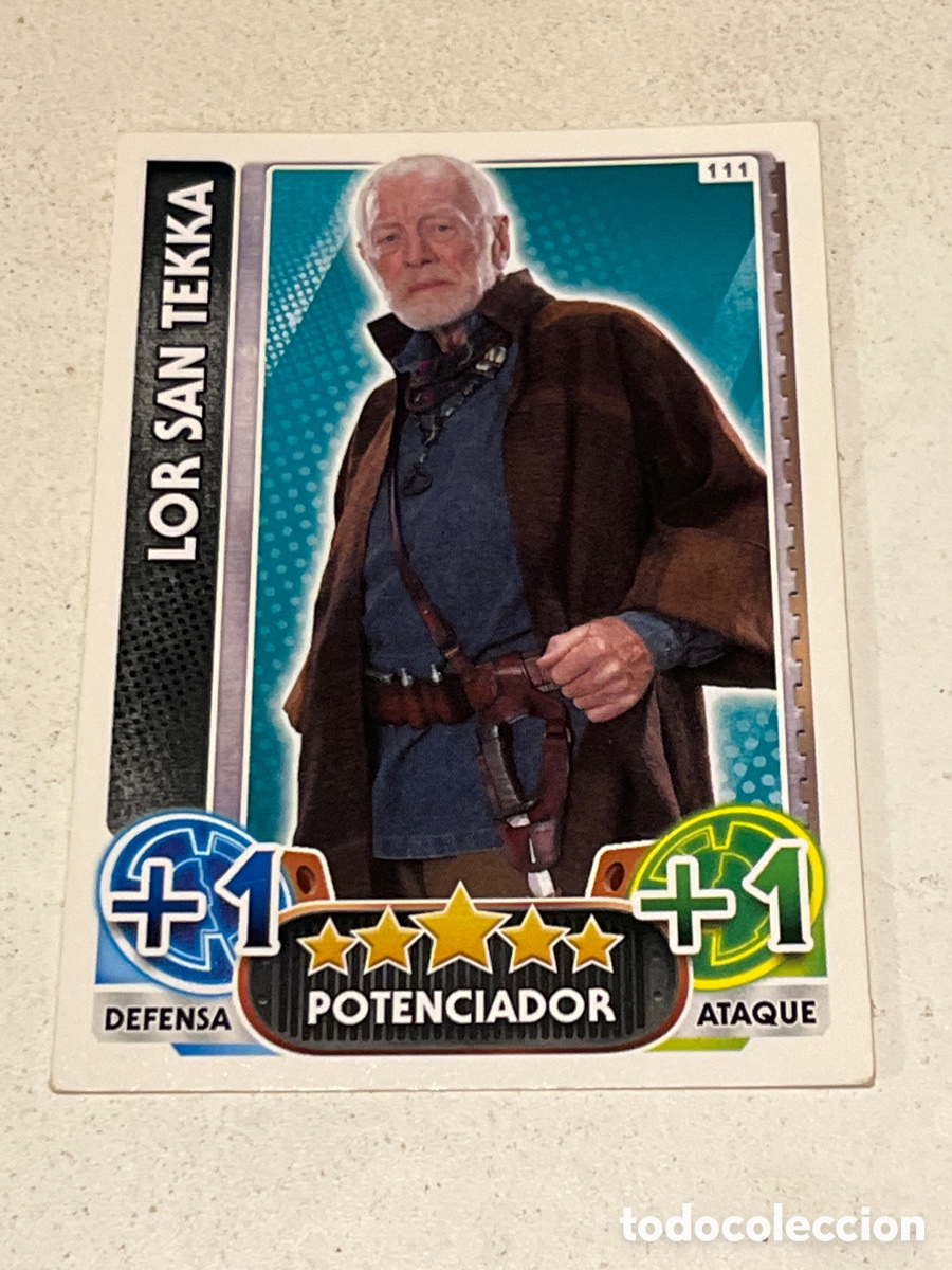 Trading Cards: Cromo Star Wars Topps Force Attax Trading Card N&deg;111 Lor San Tekka