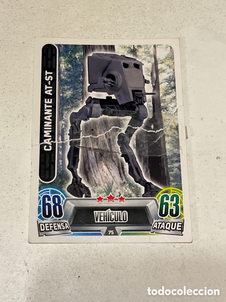 Trading Cards: Cromo Star Wars Topps Force Attax Trading Card N&deg;75 Caminante AT-ST