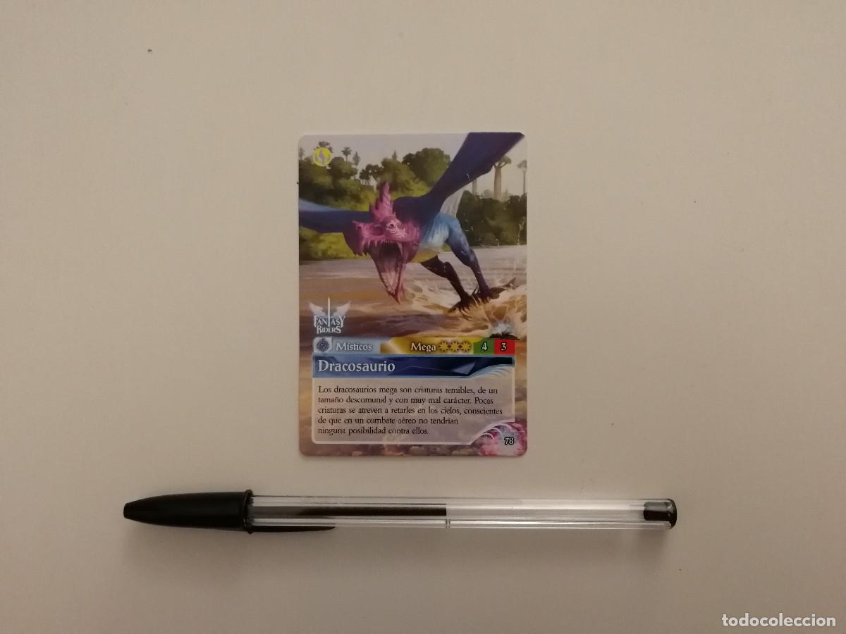 Trading Cards: TRADING CARD ORIGINAL - DRACOSAURIO - FANTASY RIDERS