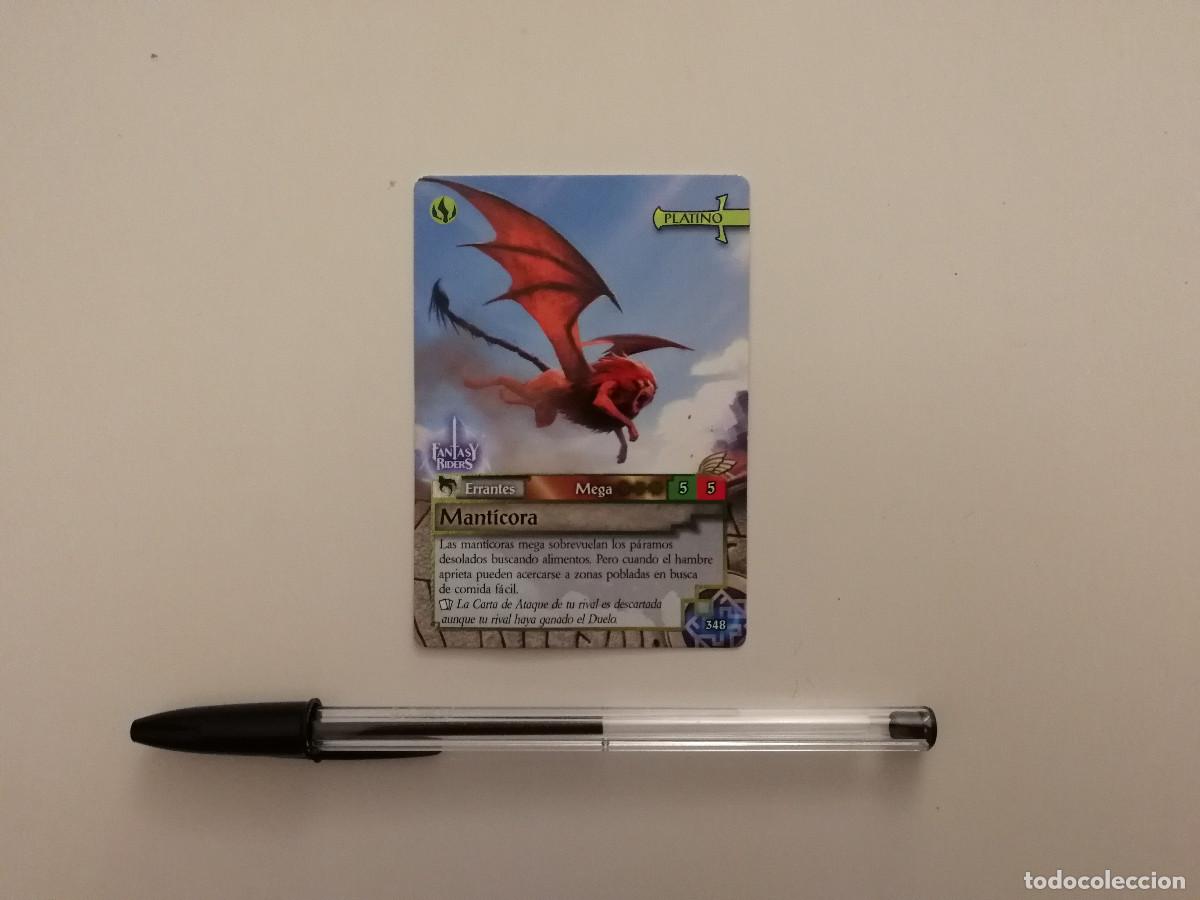 Trading Cards: TRADING CARD ORIGINAL - MANTICORA - FANTASY RIDERS