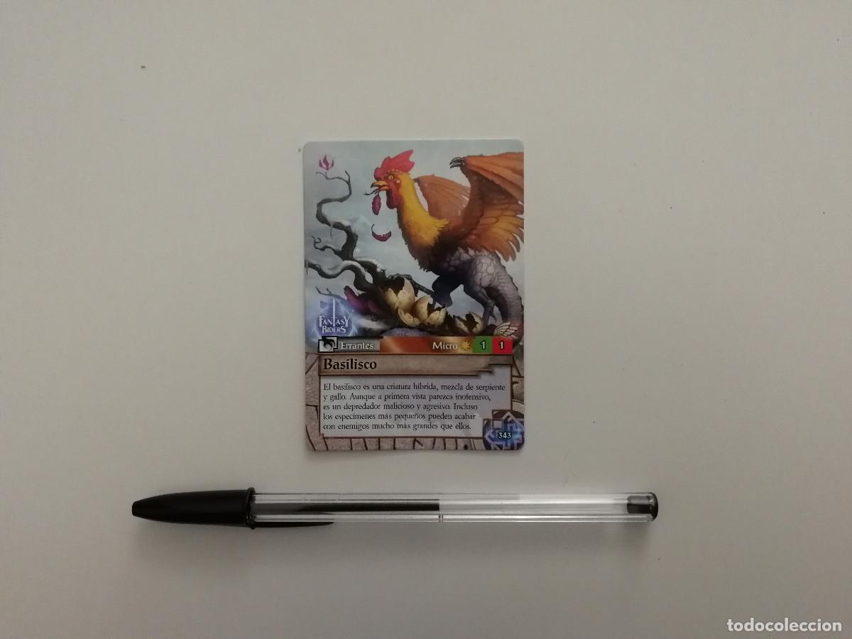 Trading Cards: TRADING CARD ORIGINAL - BASILISCO - FANTASY RIDERS