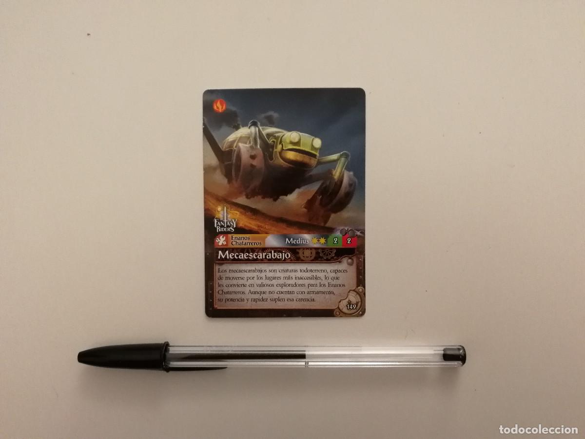 Trading Cards: TRADING CARD ORIGINAL - MECAESCARABAJO - FANTASY RIDERS