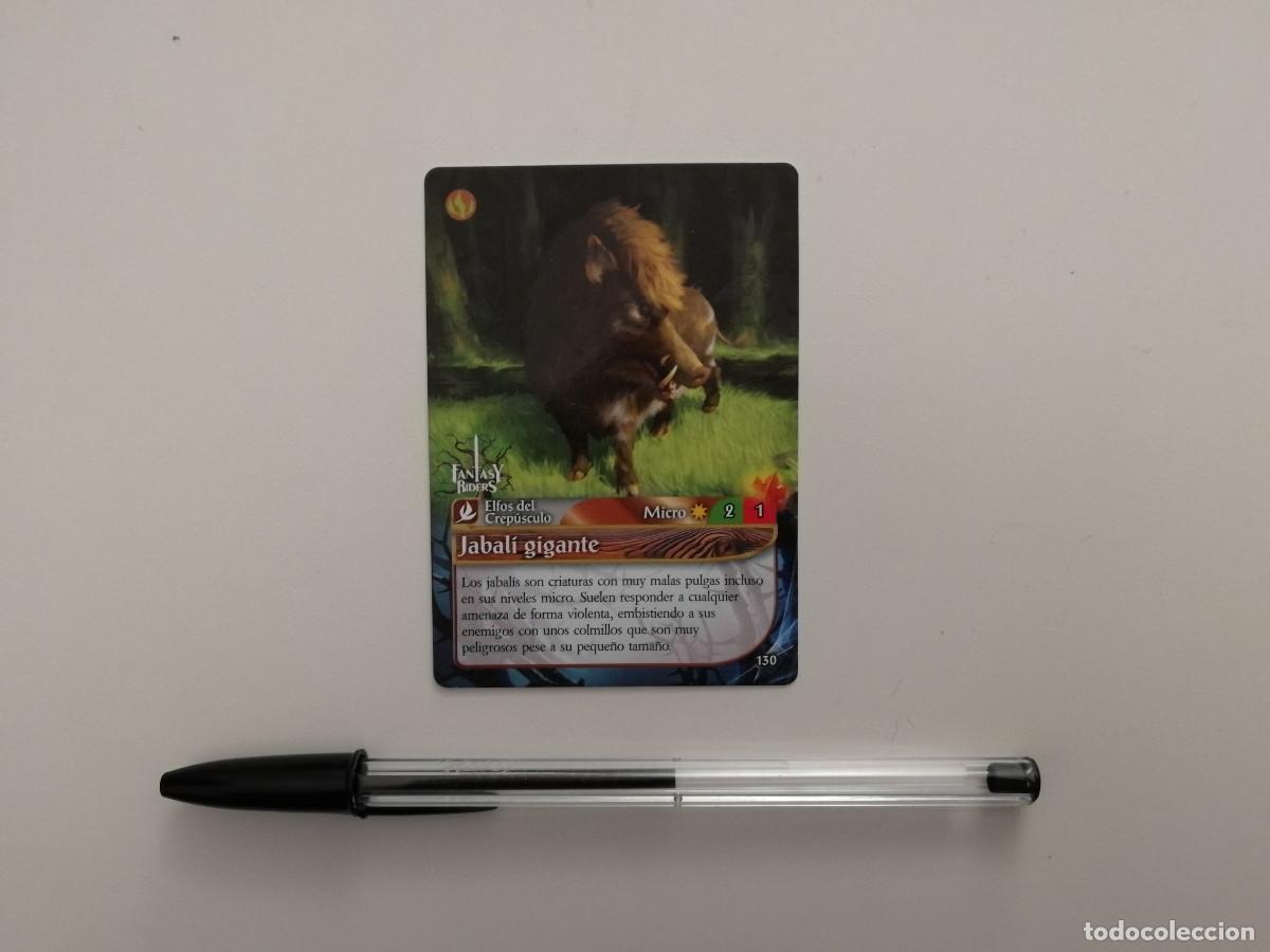 Trading Cards: TRADING CARD ORIGINAL - JABALI GIGANTE - FANTASY RIDERS