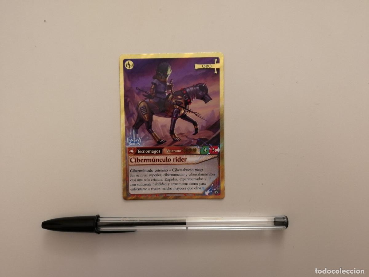 Trading Cards: TRADING CARD ORIGINAL - CIBERMUNCULO RIDER - FANTASY RIDERS