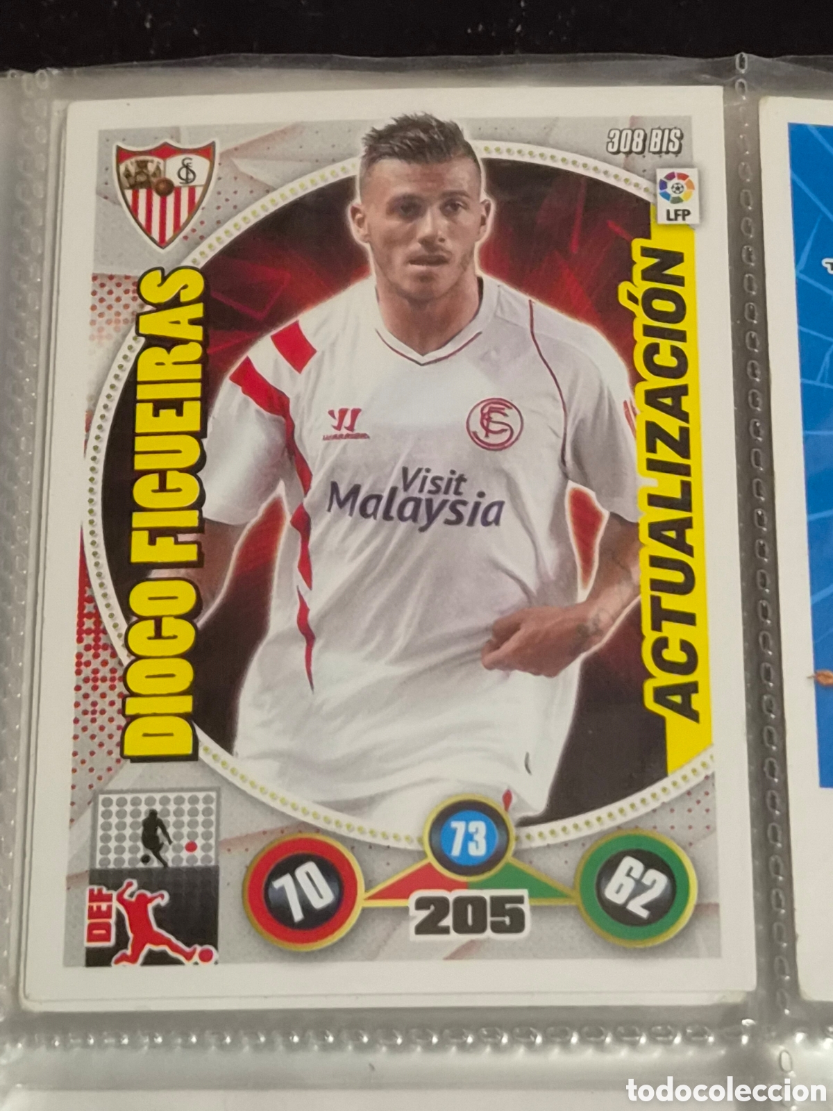 Trading Cards: 308 BIS - DIOGO FIGUEIRAS , SEVILLA ACTUALIZACI&Oacute;N ADRENALYN 2014-2015
