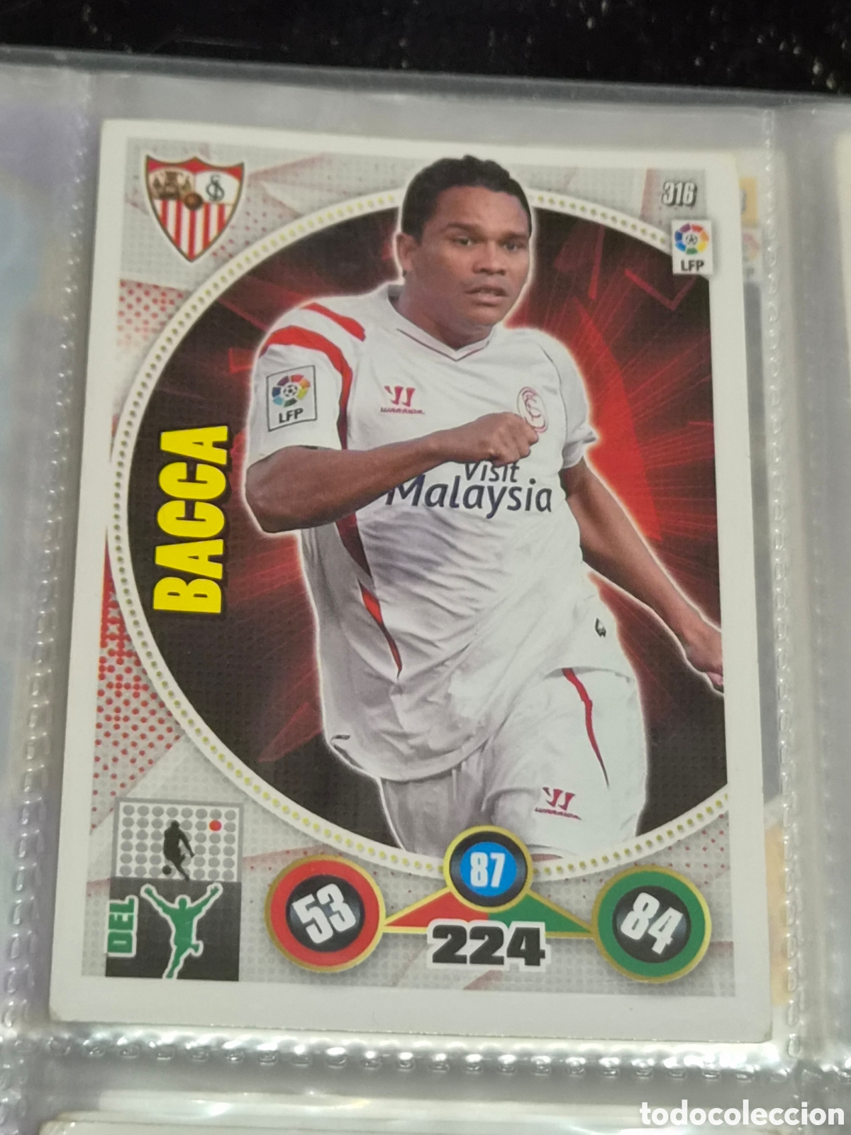 Trading Cards: 316 - BACCA, SEVILLA ADRENALYN 2014-2015