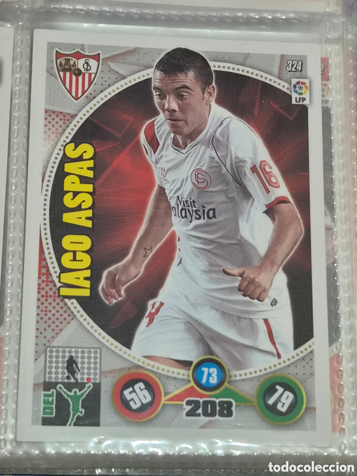 Trading Cards: 324 - IAGO ASPAS , SEVILLA ADRENALYN 2014-2015