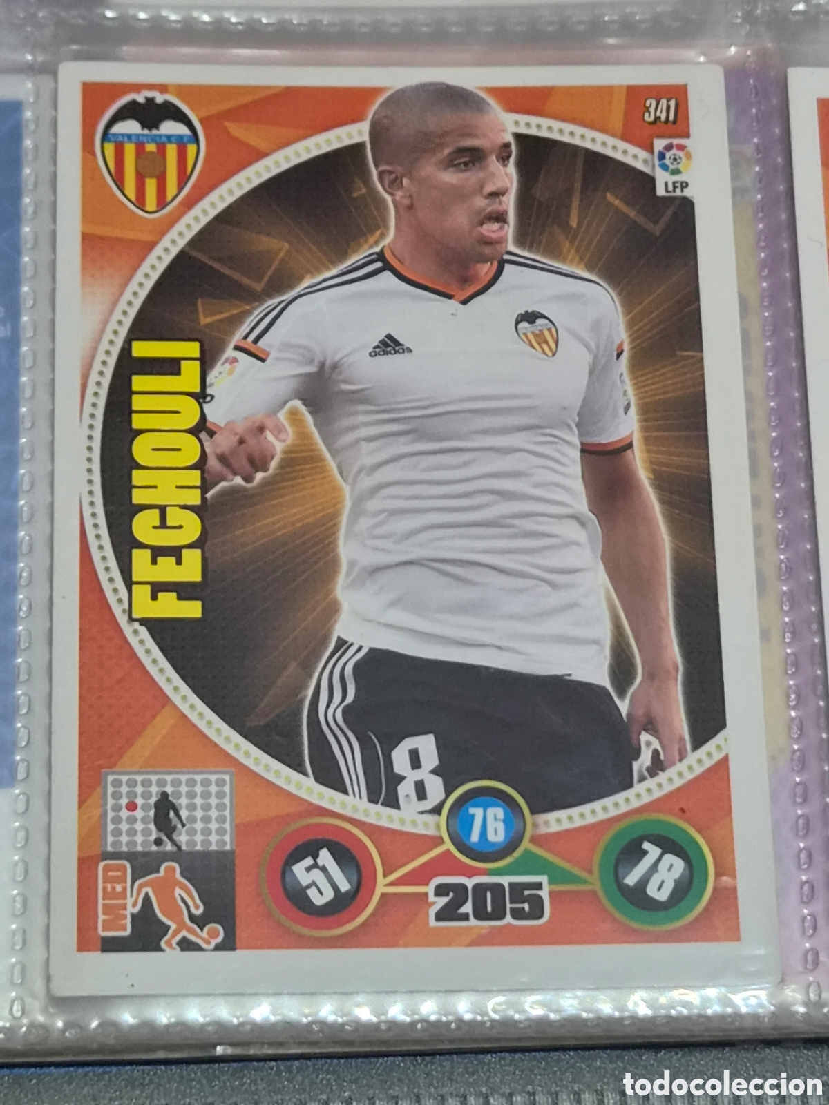 Trading Cards: 341 - FEGHOULI, VALENCIA ADRENALYN 2014-2015