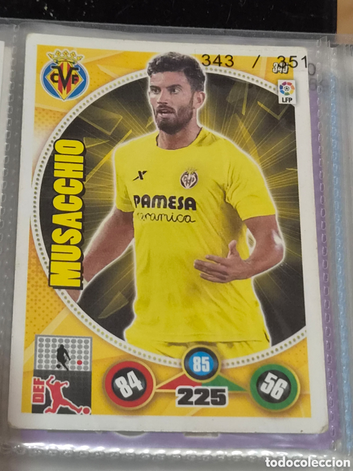 Trading Cards: 345 - MUSACCHIO, VILLARREAL ADRENALYN 2014-2015