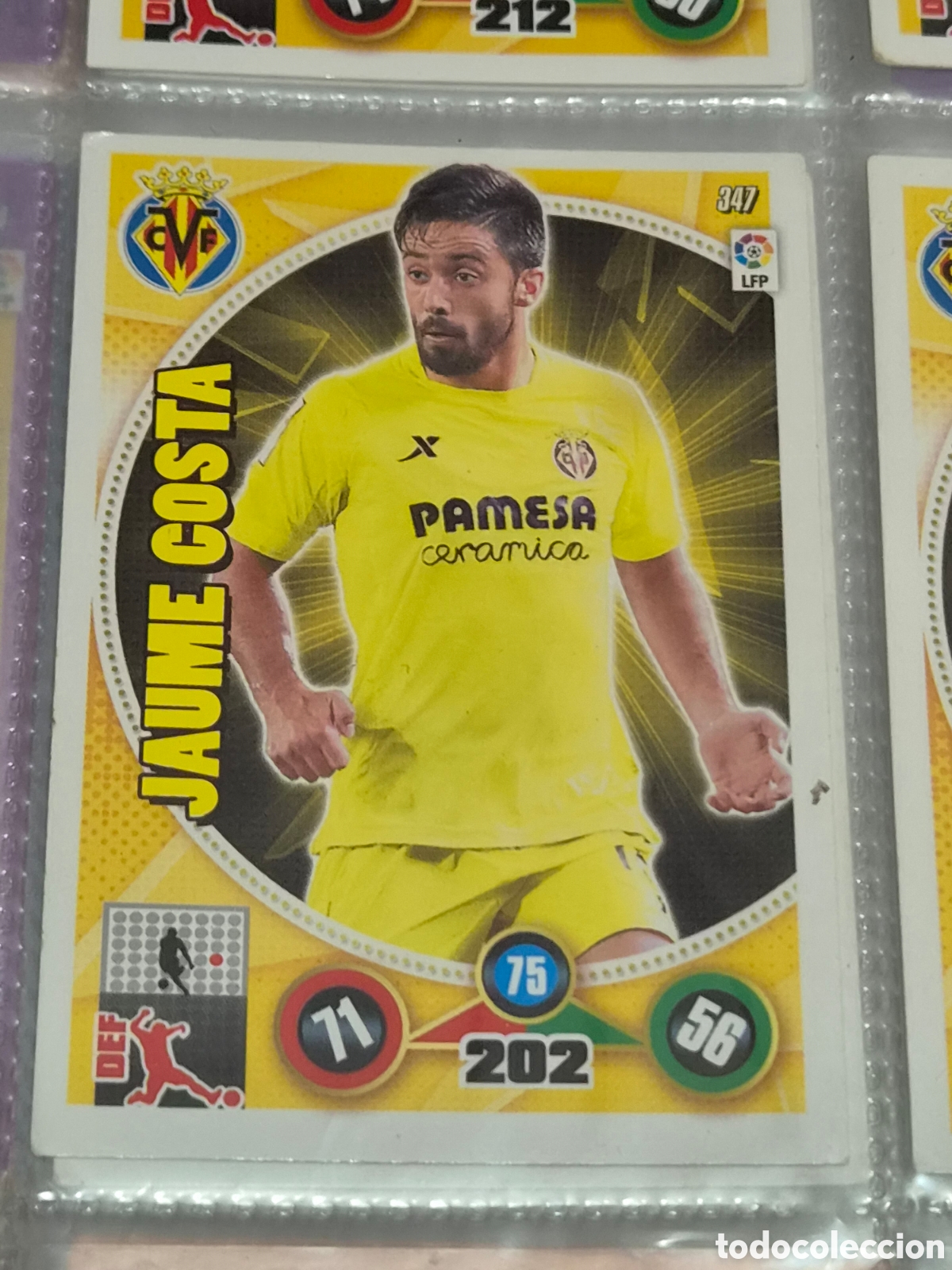Trading Cards: 347 - JAUME COSTA, VILLARREAL ADRENALYN 2014-2015